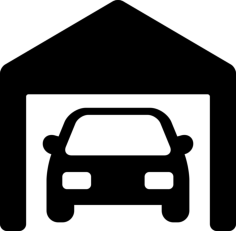 Private Garage Stencil Svg Vector, Free Vectors File